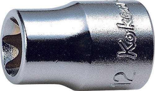 Ko-Ken 3425-E8, 3/8 Sq. Dr. TORX���� E8 Socket - Length 26mm