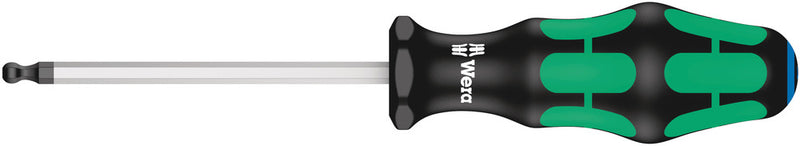 Wera Metric Hex, Ball-End, Black Point Tip, Kraftform Screwdriver, 352