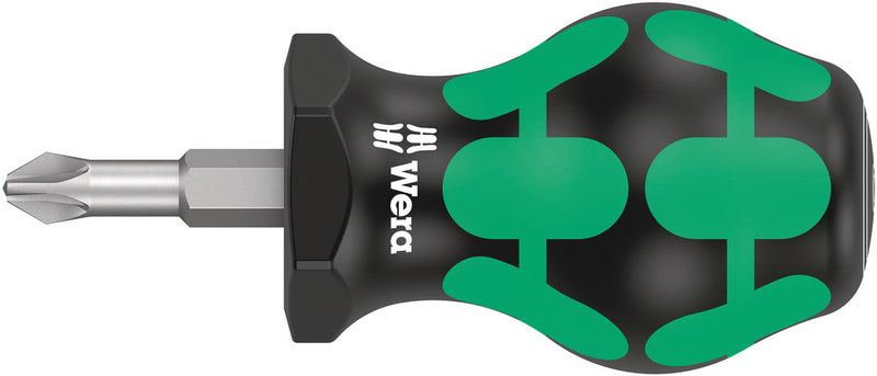 Wera 05008854001, Phillips, Stubby/Carburetor, Kraftform Screwdriver, 355 PZ Stubby