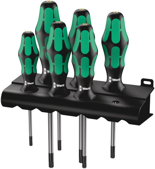 Wera 05138250001, 367/6 TORX® BO Kraftform Screwdriver set and rack