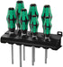 Wera 05223161001, 367/7 TORX® HF Kraftform Plus Screwdriver set with holding function and rack