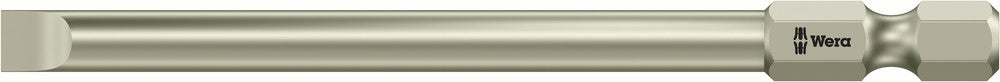 Wera Screwdriver Bit, Slotted, Stainless, 3800/4