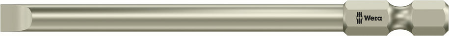 Wera Screwdriver Bit, Slotted, Stainless Steel, 3800/4