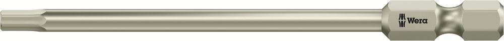 Wera Screwdriver Bit, Imperial Hex, Hex-Plus, Stainless, 3840/4