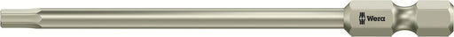 Wera 05071105001, 3/32" Hex Key Screwdriver Bit 3840/4, 1/4" Hex Power Drive, Length 3.5" (89mm), Stainless