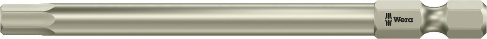 Wera 05071103001, 5mm Hex Key Screwdriver Bit 3840/4, 1/4" Hex Power Drive, Length 3.5" (89mm), Stainless