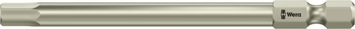 Wera 05071103001, 5mm Hex Key Screwdriver Bit 3840/4, 1/4" Hex Power Drive, Length 3.5" (89mm), Stainless