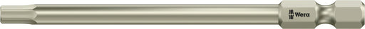Wera 05071106001, 1/8" Hex Key Screwdriver Bit 3840/4, 1/4" Hex Power Drive, Length 3.5" (89mm), Stainless