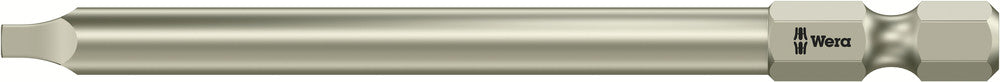 Wera 05071098001, SQ2 - Square Key Screwdriver Bit 3868/4, 1/4" Hex Power Drive, Length 3.5" (89mm), Stainless