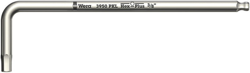 Wera Inch Hex, Hex-Plus, Stainless, Ball-End, L-Key, 3950 PKL