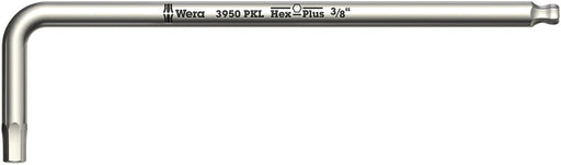 Wera 05022717001, Stainless, Ball-End, Hex-Plus, Inch Hex L-Key, 3950 PKL