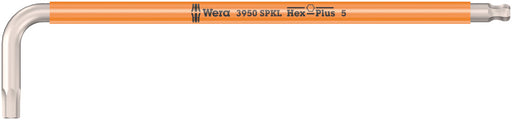 Wera 05022665001, Multicolor, Stainless, Ball-End, Hex-Plus, Metric Hex L-Key, 3950 SPKL