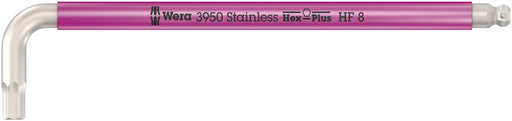 Wera 05022697001, Multicolor, Stainless, Ball-End, Holding Function, Hex-Plus, Metric Hex L-Key, 3950 SPKL