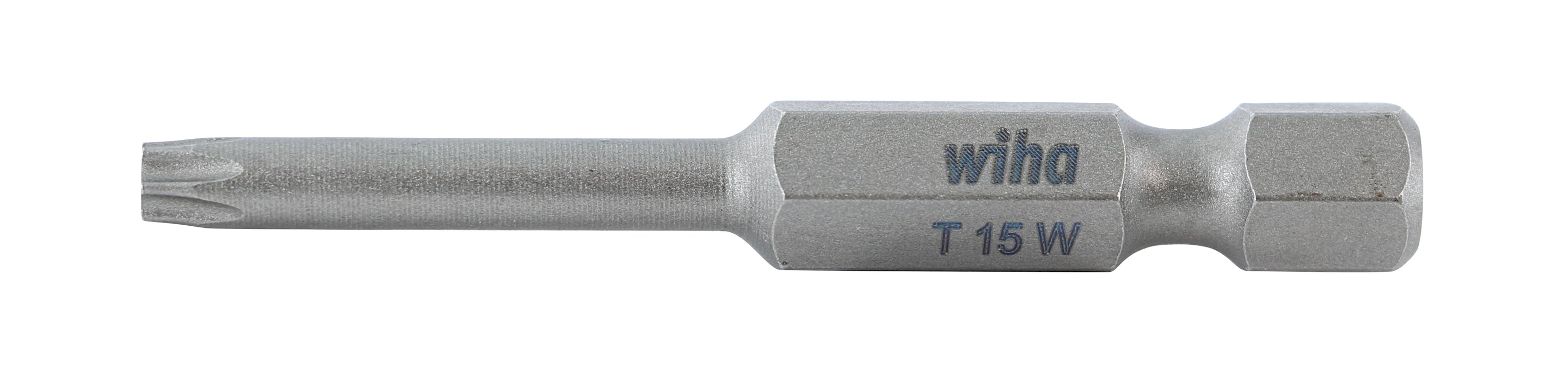 Wiha 74728 Torx Align Power Bit T15 x 50mm