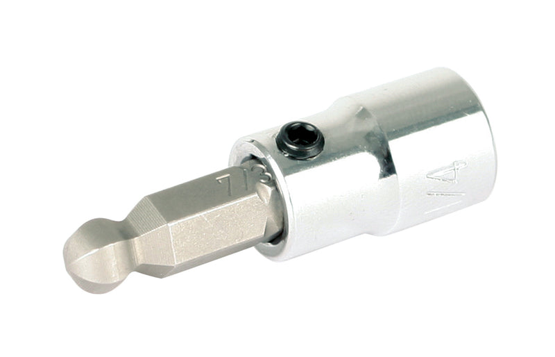 Wiha 71767 Ball End Hex Bit Socket 1/4" Drive 7/32"