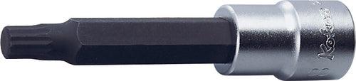 Ko-ken 4010M.100-8(12P), 1/2" Square Drive Power Bit Socket, 8mm Hex Key, Length 100mm, Impact Rated