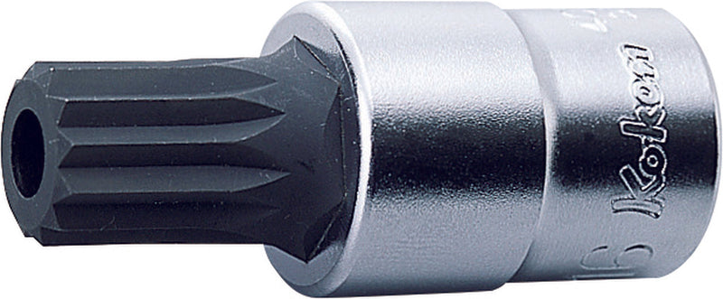 Ko-ken 4020.60-MH16, 1/2" Square Drive Power Bit Socket, M16 Triple Square (XZN), Length 60mm, Impact Rated