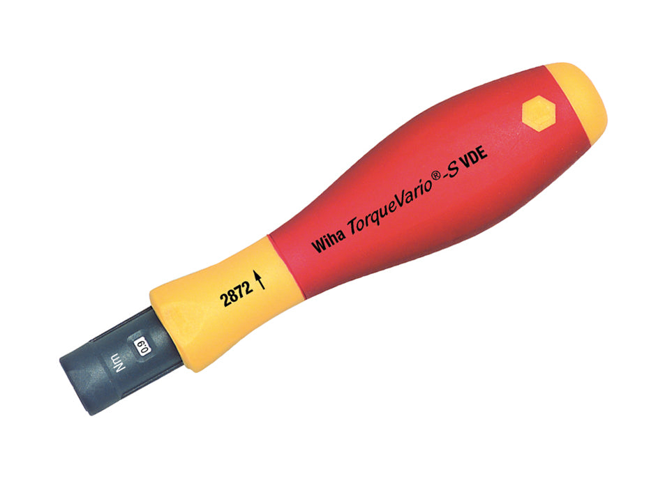 Wiha 28734 Insulated Adjustable TorqueVario-S Handle 0.5-2.0Nm