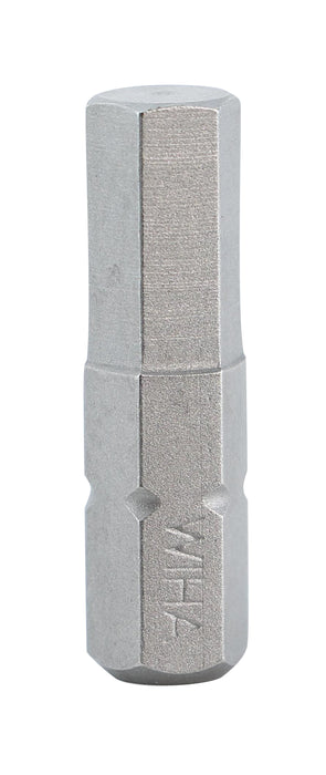 Wiha 71318 Hex Bit 6.0mm - 25mm - 10 Pack