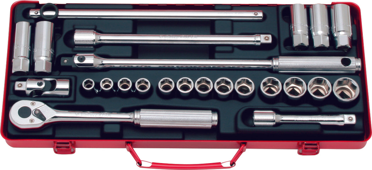 Ko-Ken 4275, 1/2 Sq. Dr. Socket set   6 point   24 pieces