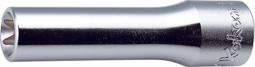 Ko-Ken 4325-E12, 1/2 Sq. Dr. Deep TORX���� E12 Socket - Length 77mm