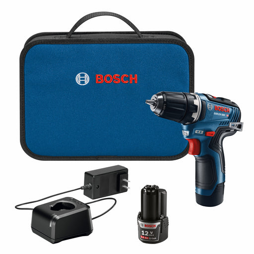 Bosch GSR12V-300B22, 12V Max 3/8 In. Drill/Driver Kit