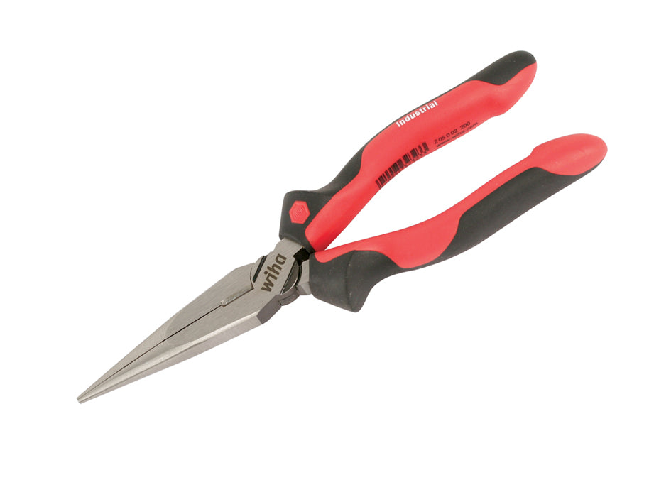 Wiha 30911 Industrial SoftGrip Long Nose Pliers 6.3"