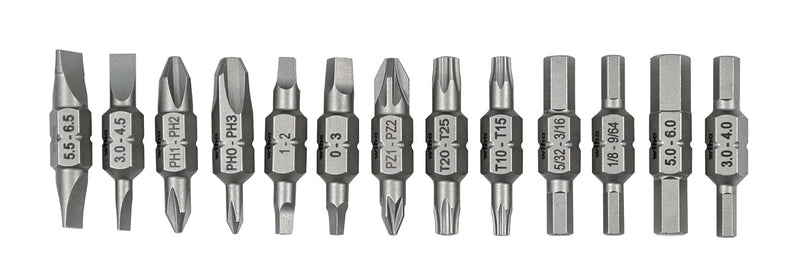 Wiha 77780 13 Piece Double End Bit Reload Set for Tradesman 26-In-1 Ultra Driver