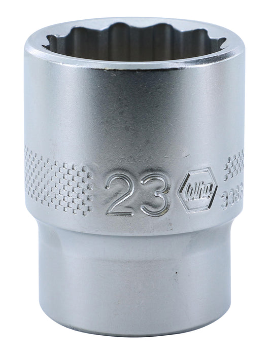 Wiha 33839 12 Point - 1/2" Drive Socket 23.0mm