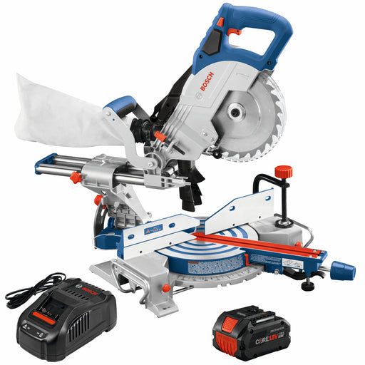 Bosch GCM18V-08N14, 18V 8-1/2 In. Slide Miter Saw Kit