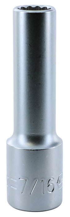 Wiha 33852 12 Point - 1/2" Drive Deep Socket 7/16"