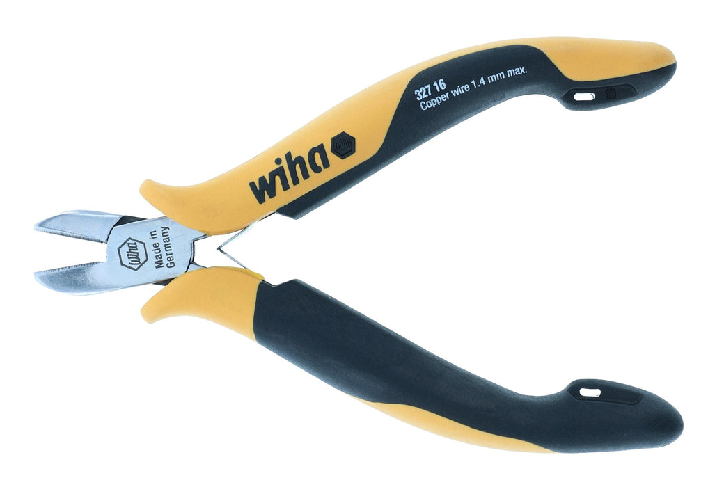 Wiha 32716 ESD Safe Precision Wide Oval Head Bevel Cutters