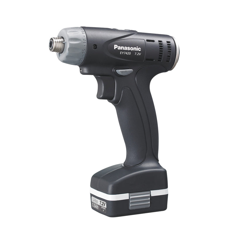 Panasonic EY7420X, 7.2v Cordless Pistol Screwdriver, Mechanical Clutch