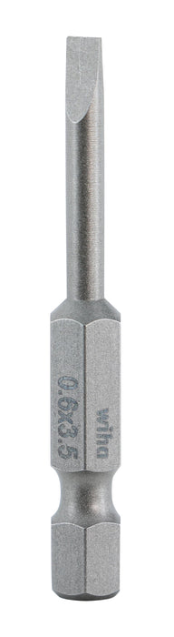 Wiha 74006 Slotted Bit 3.5 - 50mm -  10 Pack