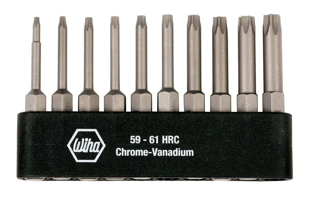 Wiha 74981 10 Piece Torx Align Power Bit Belt Pack Set