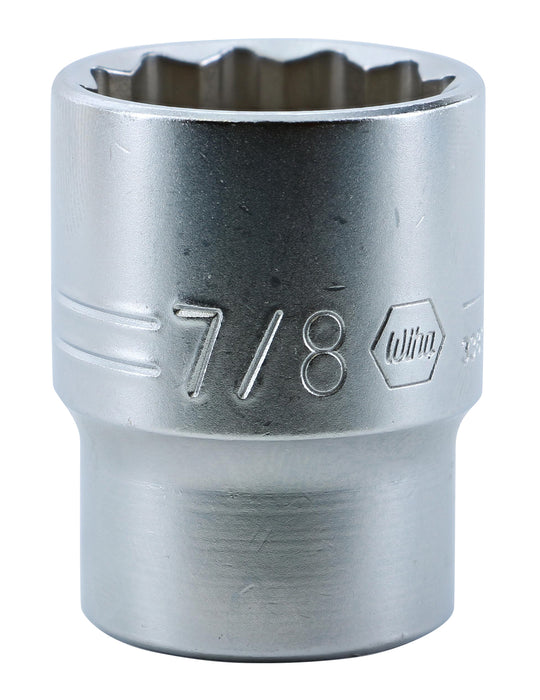 Wiha 33817 12 Point - 1/2" Drive Socket 7/8"