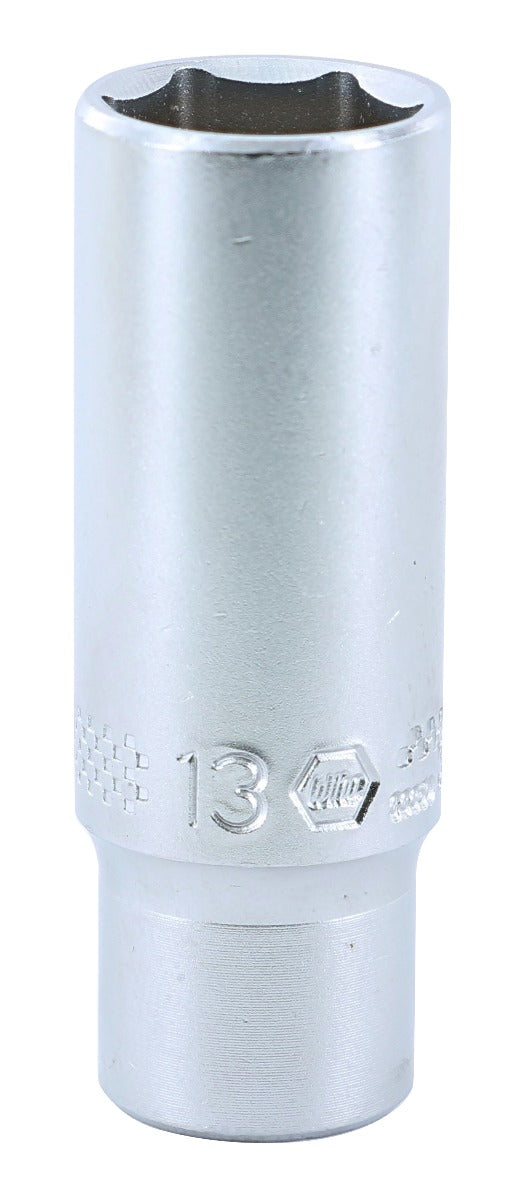 Wiha 33350 6 Point - 1/4 Inch Drive Socket - 13.0mm x 50mm