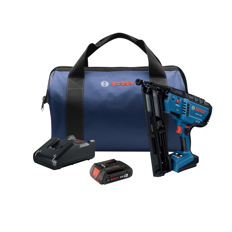 Bosch GNH18V-15MAB12, 18V 15-Gauge Angled Finisher Kit