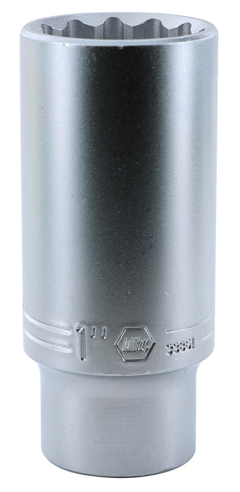 Wiha 33861 12 Point - 1/2" Drive Deep Socket 1"