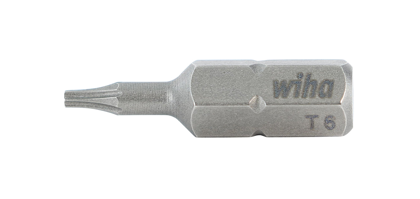 Wiha 71506 Torx Bit T6 - 25mm - 10 Pack