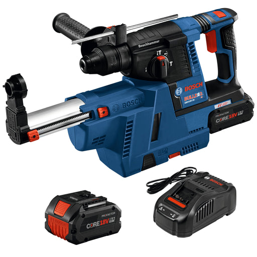 Bosch GBH18V-26K24AGDE, 18V 1 In. Bulldog™ Rotary Hammer
