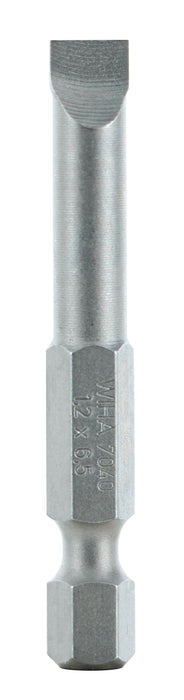 Wiha 74018 Slotted Bit 6.5 - 50mm -  10 Pack