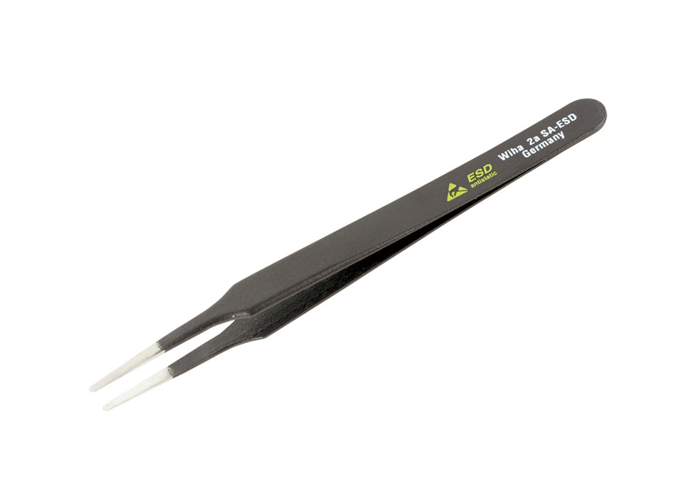 Wiha 44505 ESD Safe Tweezers 2a SA - 120mm