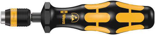 Wera 05074822001, 2.7-9 in-lb (0.3-1.0 Nm) Torque Range, 1/4" Hex Drive (Quick-Change Chuck) Drive Size, Preset, Inline, Slip, Kraftform, ESD, 7400 Torque Screwdriver