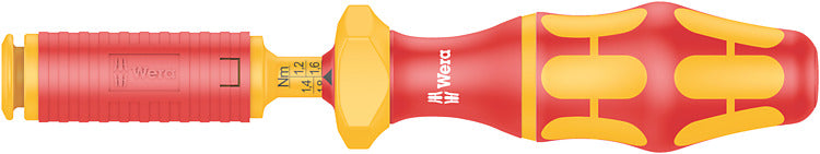 Wera 05074757001, 1.7-3.5 Nm Torque Range, 9mm Hex Drive Drive Size, Adjustable, Inline, Slip, Kraftform, 7400 VDE Torque Screwdriver
