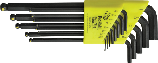 Bondhus 75910, Ball-End, ProHold, 25-Pack, Inch Hex L-Wrench
