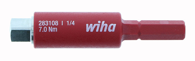 Wiha 28311 Insulated SlimLine Blade 1/4" Socket Adapter