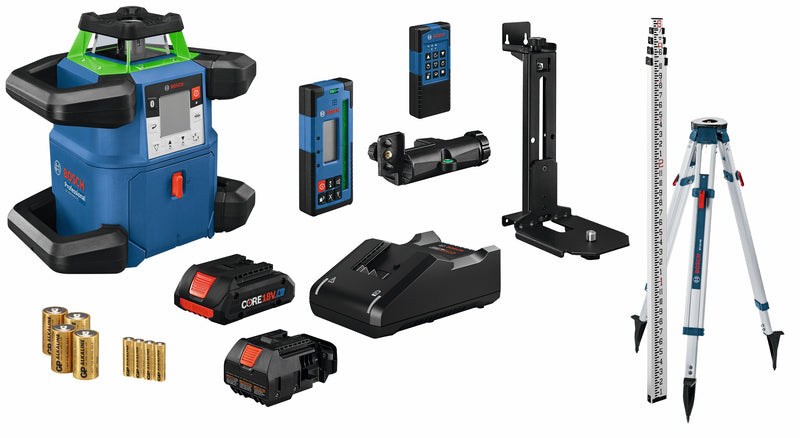 Bosch GRL4000-90CHVGK, 18V Self-Leveling Rotary Laser Kit