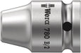 Wera 05042665001, 5/16" Hex Drive Screwdriver Adaptor 780, 3/8" Square Drive, Length 1.2" (30mm)