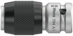 Wera 05042750001, 1/4" Hex Drive Screwdriver Adaptor 784, 1/4" Square Drive, Length 1.2" (30mm), Quick Release